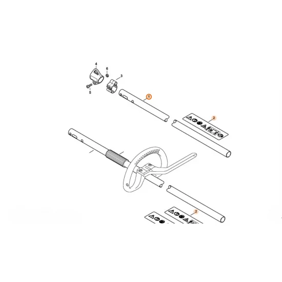 STIHL   Wysięgnik Ø 25,4 mm 4863 710 7100